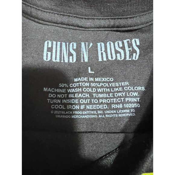 Guns N Roses black T shirt mens size large - Picture 3 of 5